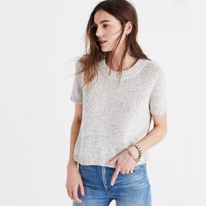 Madewell Short Sleeve Ribbed Sweater Tee
